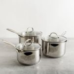 7000 3 Piece Draining Saucepan Set By Stellar