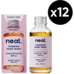 12x Foaming Hand Wash Refills, Sweet Rose Water By Neat