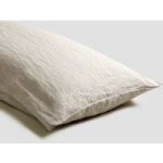 Linen Pillowcase (Pair), Oatmeal By Piglet in Bed | Size: Standard | Colour: Oatmeal