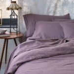 Linen Duvet Cover, Elderberry By Piglet in Bed | Size: King Size | Colour: Elderberry