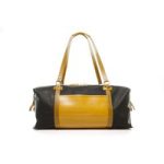 Reclaimed Fire Hose Weekend Bag By Elvis & Kresse | Colour: Black/Yellow