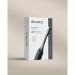 Sustainable Replacement Toothbrush Heads, Pack of 3 By Suri | Colour: Midnight Black