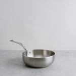 Classic 20cm Stainless Steel Tri-Ply Chefs Pan By Samuel Groves | Size: 20cm