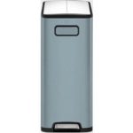 Ecofly Recycling Bin, 20+20L By EKO | Colour Option: Titanium Blue