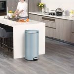 Eva Kitchen Pedal Bin, 30L By EKO | Colour Option: Titanium Blue