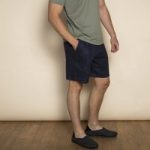 Organic Cotton & Hemp Men’s Lounge Shorts By Dip & Doze | Colour: Midnight | Size: XL