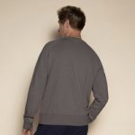 Organic Cotton & Hemp Perfect Sweatshirt By Dip & Doze | Colour: Charcoal | Size: XL