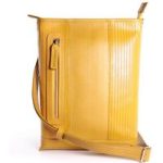 Reclaimed Fire Hose Reporter Bag By Elvis & Kresse | Colour: Yellow