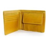 Reclaimed Printing Blanket Wallet By Elvis & Kresse | Colour: Black/Yellow | Coin Pocket: With coin pocket