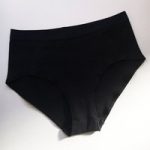 Ribbed Organic Cotton Gym Knicker By Elliot Organics | Size: S | Colour: Black