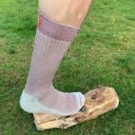 Stravaiger Midweight Merino Hiking Socks By Moggans | Size: Extra Large | Colour: Dearg/Red