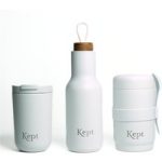 Travel Mug, Food Flask & Bottle Set, Chalk By Kept | Colour: Chalk