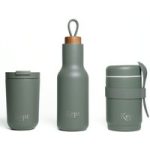 Travel Mug, Food Flask & Bottle Set, Slate By Kept | Colour: Slate