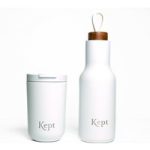 Travel Mug & Water Bottle Set, Chalk By Kept | Colour: Chalk