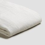 Linen Flat Sheet, White By Piglet in Bed | Size: King Size | Colour: White